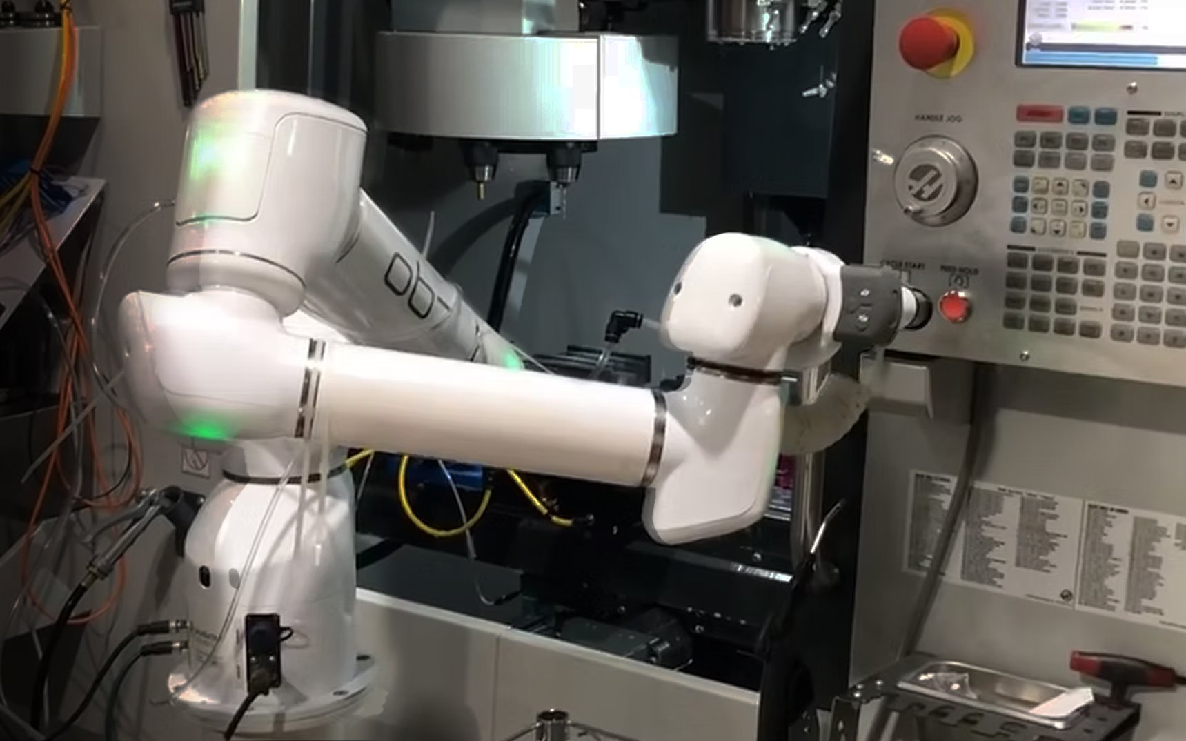 HAAS machine tending crop 5